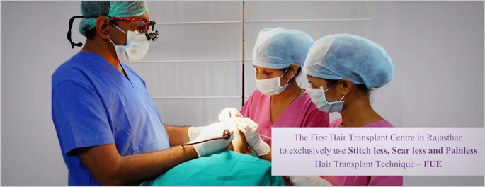 Hair transplant procedure in Jaipur skincity